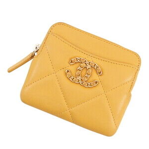 Chanel Wallet/Coin Purse Coco Mark CHANEL19 Zip Coin Lambskin AP2086 CHANEL W...